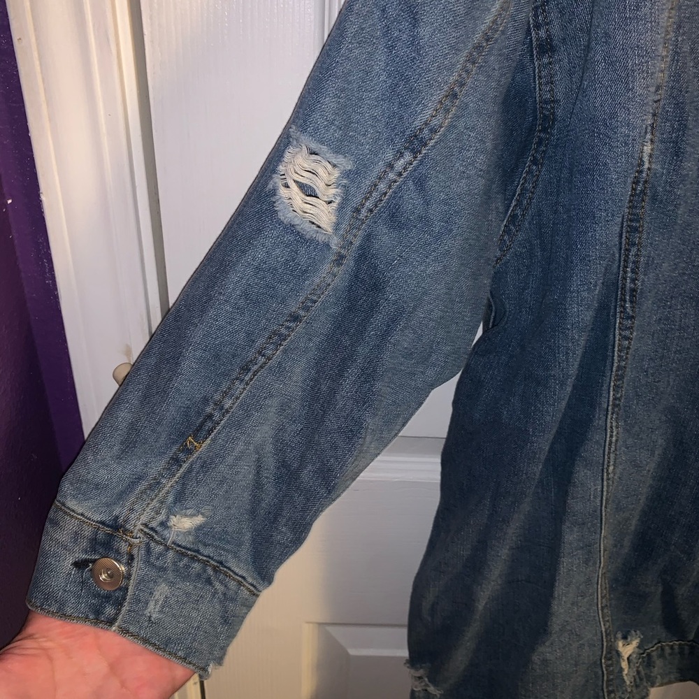 Distressed Jean Jacket - Picture 6 of 6